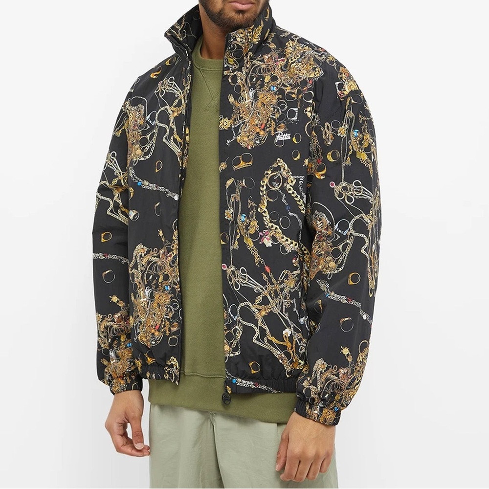 Patta Chains Black and Gold Track Suit